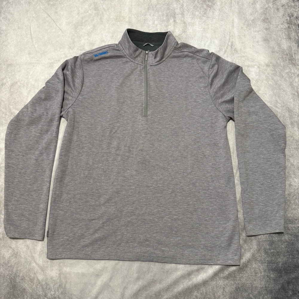 Elevate Gray Quarter-Zip Pullover - image 1